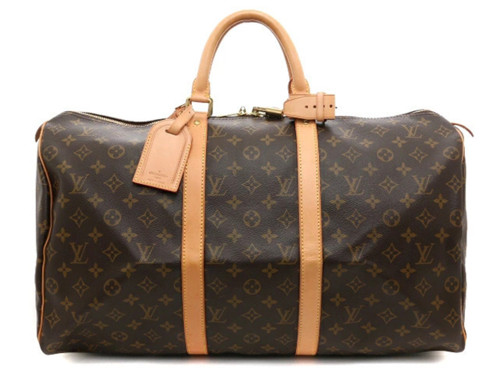 LOUIS VUITTON Keepall Boston Bag Monogram
